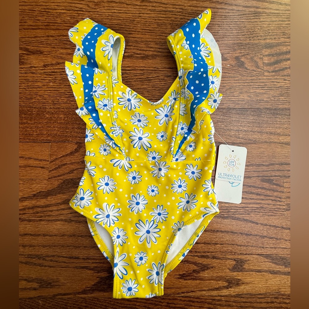 NEW Flapdoodles One Piece Swimsuit 2T - Picture 2 of 6
